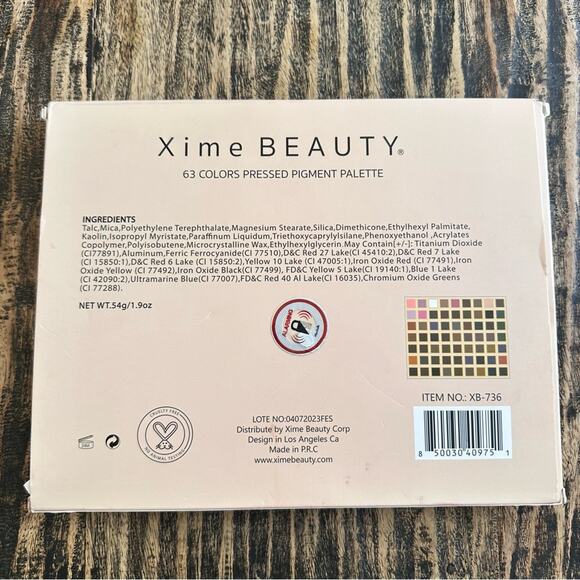 XIME Beauty Goddess 63 colors eyeshadow palette New - Picture 3 of 5